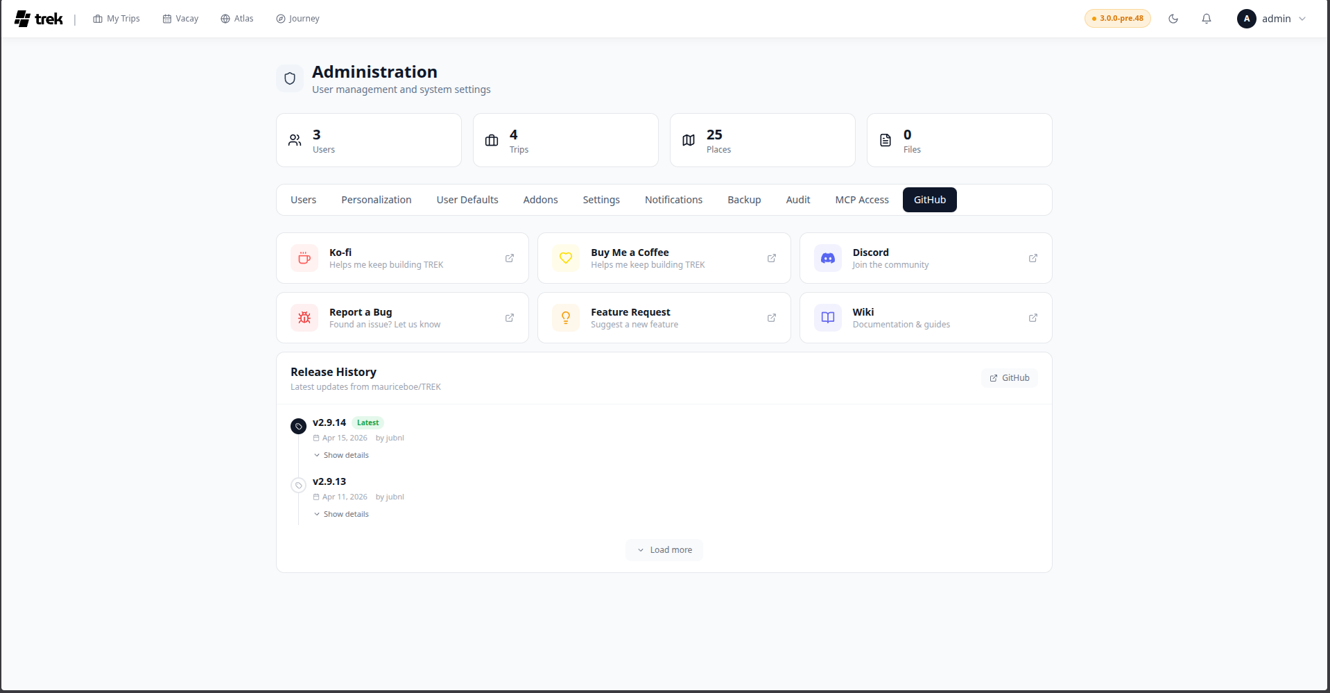 GitHub tab